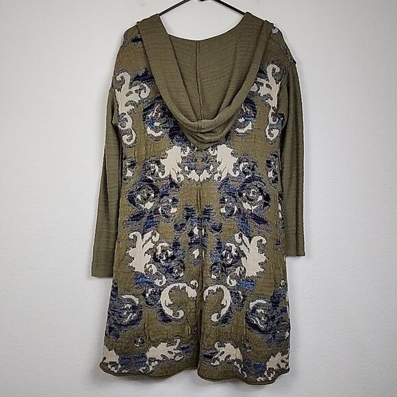 Free People Earthy Tones Hooded Cardigan - Picture 3 of 4
